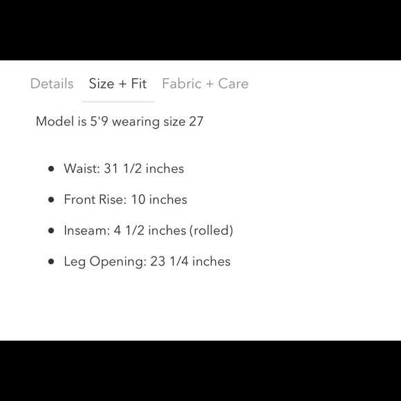 Sanctuary black rolled cuff shorts size 24 (size 0) - Picture 4 of 12